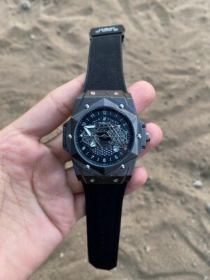 Hublot Spidrr Leather Belt