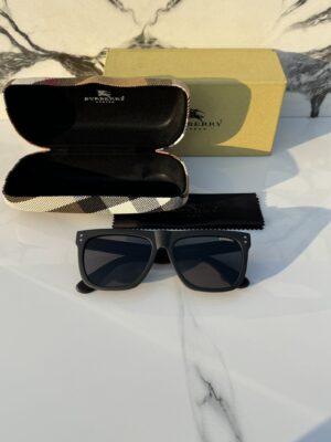 Branded BURBERY Full Black Sunglasses (With Original Kit)