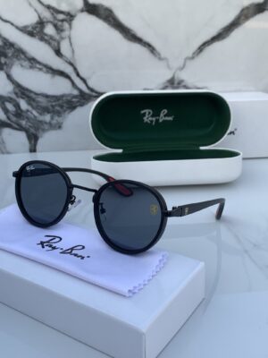 Branded Rb Full Black Sunglasses (With Original Kit)
