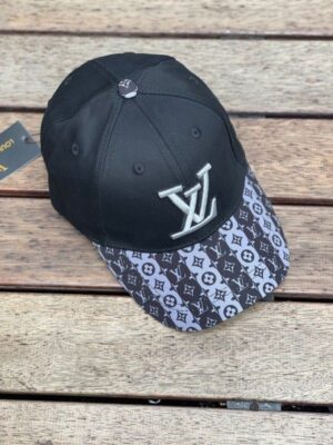 Louis Vuitton Black Grey Cap