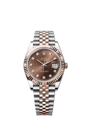 Rolex Datejust Rosegold Gold Diamond Metal Watch