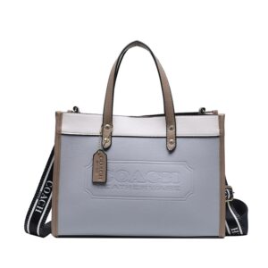 Coach Field Tote Bag Sky blue